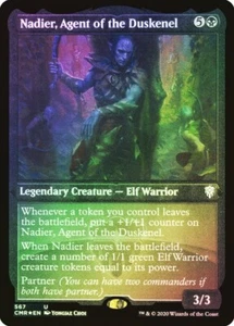 Nadier, Agent of the Duskenel ETCHED FOIL 567 Uncommon Commander Legends CMR MTG - Picture 1 of 1