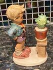Goebel Hummel #314 ?Confidentially? Boy Talking To Cactus Issued 1972 Cute Mint