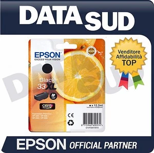 CARTUCCIA ORIGINALE EPSON 33XL BLACK/NERO XP-530, XP-630, XP-635, XP-830 - Picture 1 of 1
