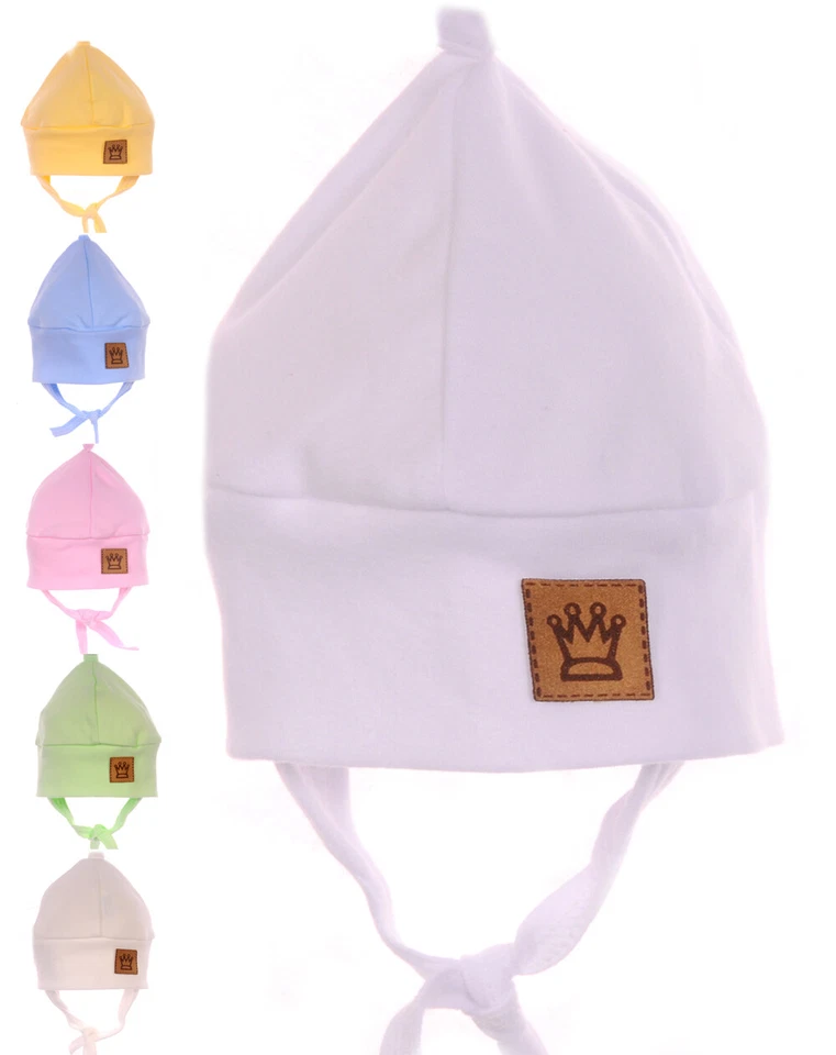 Erstlingsmütze 32-45 Mütze Babymütze Haube Baby Mützchen für Neugeborene - Bild 1 von 1