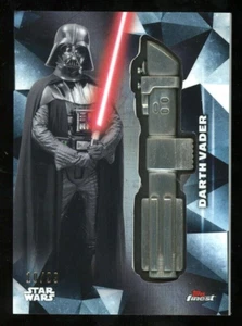 DARTH VADER 2018 Star Wars Topps Finest LIGHT SABER Medallion SP /99 QTY - Picture 1 of 2