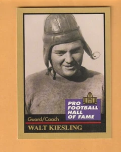 Walt Kiesling Green Bay Packers 1991 ENOR HOF #76 St. Paul Minnesota 9Q - Imagen 1 de 2