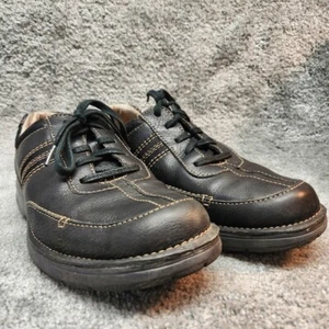 Vintage Clarks Shoes Mens Size 10.5M Brown Leather Lace Up Casual Dress 82470 - Picture 1 of 12