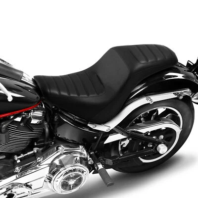 Asiento de conductor y pasajero negro apto para Harley Softail Low Rider FXLR 107 2018-Up Foto 1 de 4