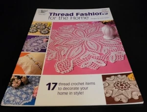 A4 ANNIE'S ATTIC 2005, THREAD FASHIONS FOR THE HOME CROCHET PATTERN LEAFLET - Picture 1 of 2