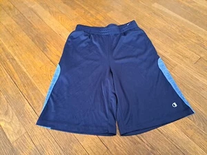 Boys Champion Light & Dark Blue Basketball Stretchy Shorts Size 14/16 - Picture 1 of 5