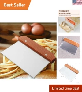 Stainless Steel Pasty Cutters Noodle Knife Cake Scraper with Scale Baking Cak... - Picture 1 of 7