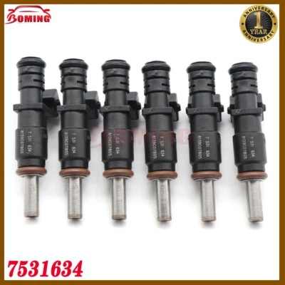 Fuel Injectors 7531634 For 2006-2012 BMW 128i 328i X3 X5 Z4 525i 2.0/2.5/3.0L - Image 1 of 4