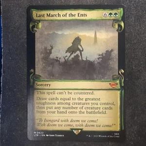 Last March of the Ents - Showcase Scroll - LOTR: Tales of Middle Earth (MTG) - Bild 1 von 2