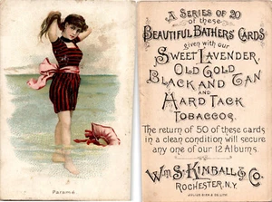Kimball N192, hermosos bañistas grandes, 1891, Parame - Imagen 1 de 1