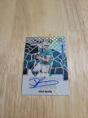 2020 Mosaic JOSH ROSEN Silver Scripts Autograph #S52 Miami Dolphins Auto - Image 1 of 4