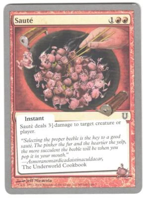 Magic_the_gathering Unhinged Saute #88 2004,MTG,LP Common - Image 1 of 2