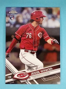 2017 Topps Chrome RC Jesse Winkler Cincinnati Reds #74 ⚾ - Picture 1 of 2