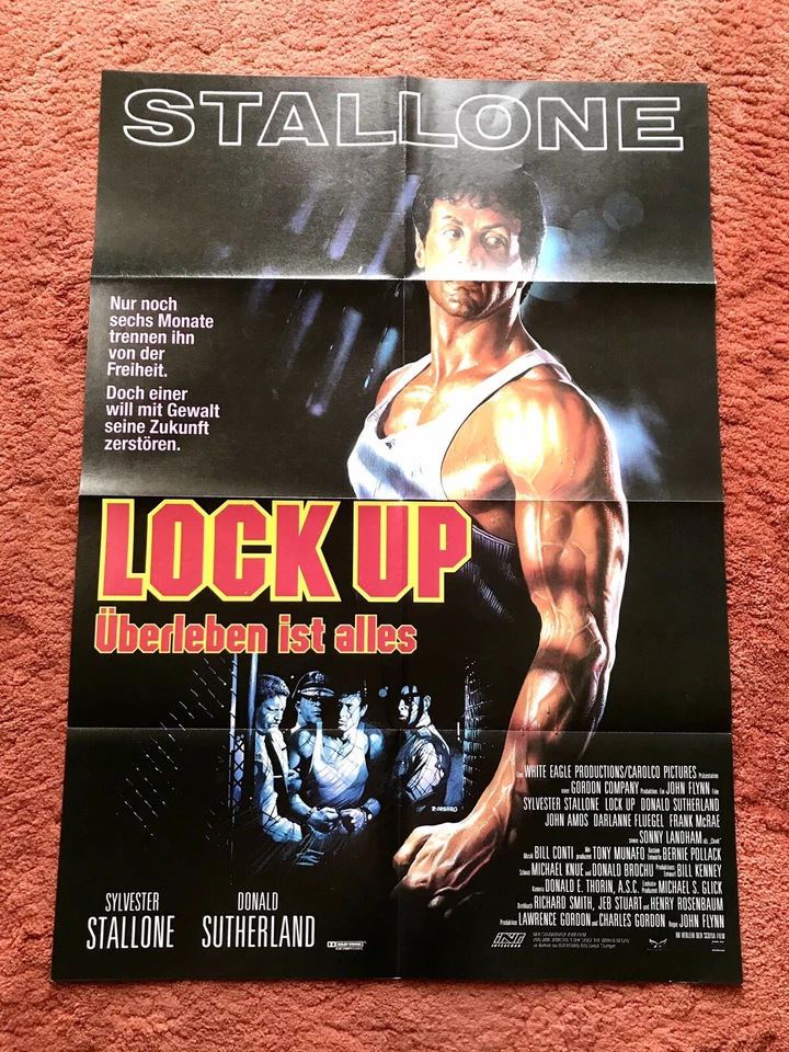 Lock Up Kinoplakat Poster A1, Sylvester Stallone, Donald Sutherland, Casaro - Bild 1 von 1