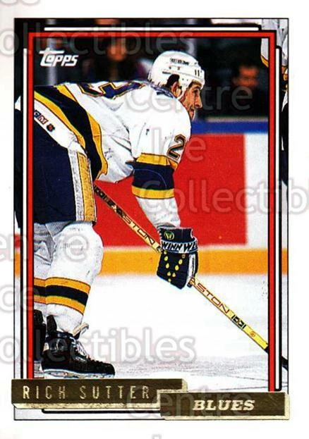 1992-93 Topps Gold #434 Rich Sutter - Image 1 of 1