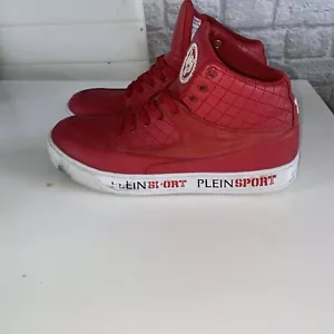 Phillip Plain Rare Red High Top Sneaker 7,5 UK Very Nice Condition - Bild 1 von 6