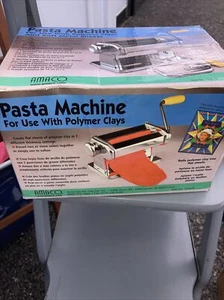 Amaco Pasta Machine For Use With Polymer Clays And Soft Metal Sheets 12381S Box - Picture 1 of 7