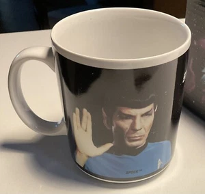 Star Trek Ceramic Coffee Cup / Mug - Kirk & Spock / Vintage 1993 NEW in box! - Picture 1 of 5