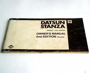 Datsun Stanza A10 Series Owners Manual including Service History - Picture 1 of 3
