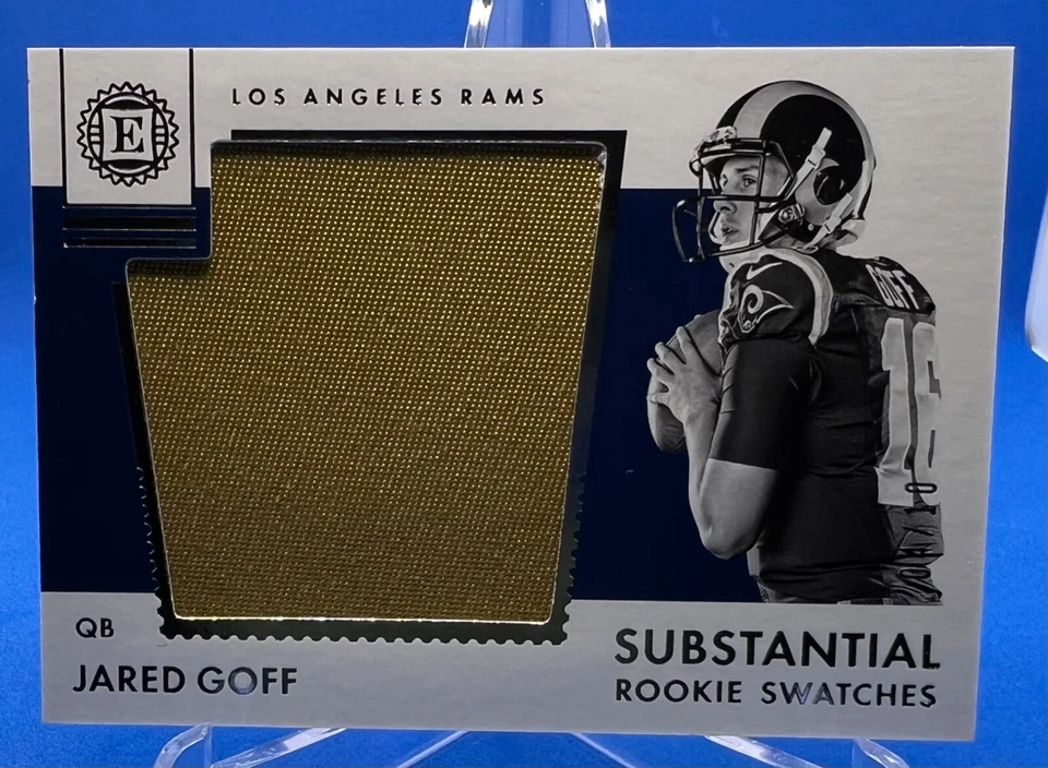 2016 panini encased Jared Goff RC Player Worn patch Super Rare only 04/10 beauty - Image 1 of 4