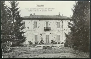 1915 - Magenta - Casa Giacobbe perforata dai proiettili - Bild 1 von 1