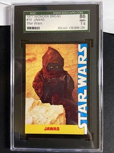 1977 WONDER BREAD STAR WARS JAWAS #10 GRADED SGC 7.5 86 (Q)