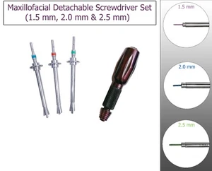 Kiefer Schraubendreher Set 1,5mm, 2,0mm und 2,5mm Veterinär - Bild 1 von 8