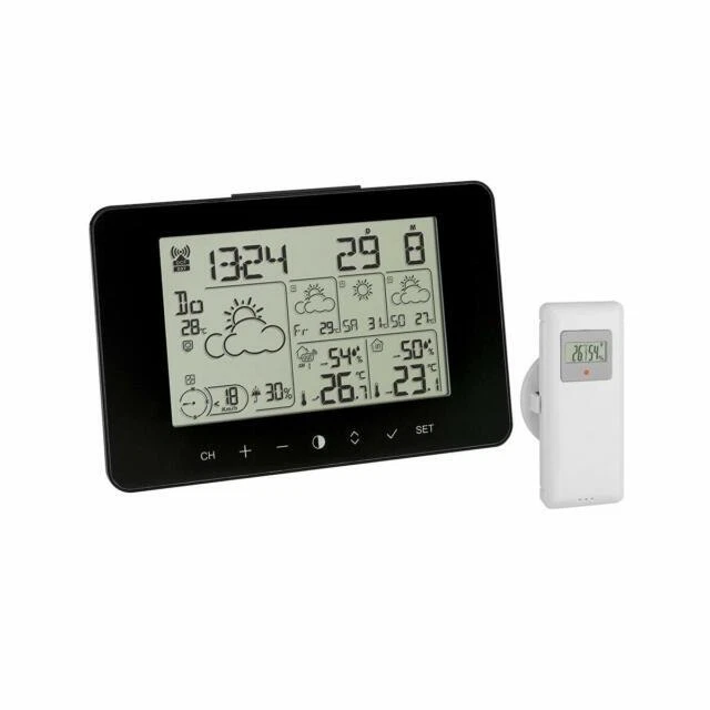 TFA-Dostmann METEOTIME PRIMO Wetterstation - Schwarz
