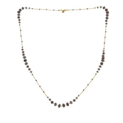 Collar de labradorita Rarities Gem Rondelle con cuentas 40" Foto 1 de 4