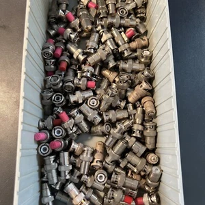 75ohm BNC male Coax connector Termination Terminator Dummy Load CCTV Lot Of 10! - Picture 1 of 4