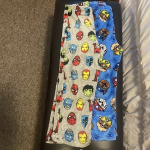 Marvel Avengers Comics Heroes And Paw Patrol Boy's Sleep Pants Size 8 - Picture 1 of 3