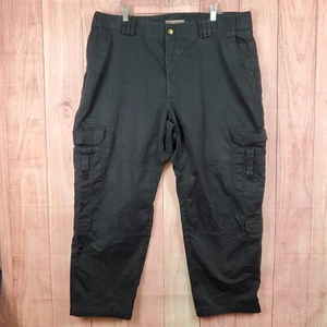 5.11 Tactical Series Mens Black Cargo Pants Sz 42 X 30 Tactical Work Workwear - Picture 1 of 9