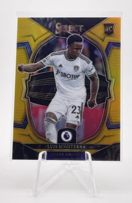 Luis Sinisterra 2022-23 Panini Select EPL Gold /10 Rookie #46 Leeds United - Image 1 of 4