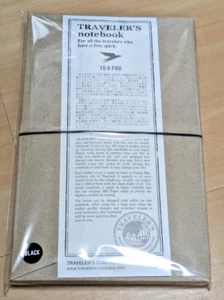 Traveler's Notebook TRAVELER'S Factory TO&FRO schwarz normale Größe Japan neu - Bild 1 von 5