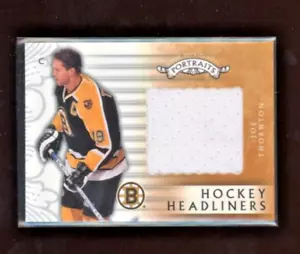 2003-04 Upper Deck Classic Portraits Headliners Jersey Joe Thornton *S7137 - Bild 1 von 1