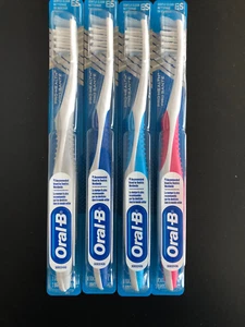 4 Pack Oral-B Cross Action Gentle Clean Pro-Sante Extra SOFT Manual Toothbrush - Picture 1 of 4