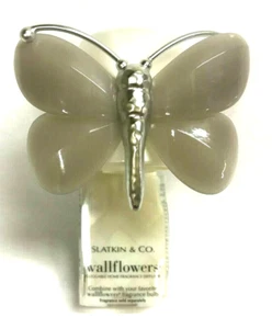 Bath & Body Works SLATKIN Grey BUTTERFLY Wallflower Plug In Diffuser  - Picture 1 of 2