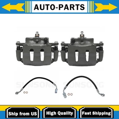 Pinzas de freno delanteras línea de mangueras de freno delanteras para camioneta Nissan D21 Nissan Foto 1 de 4