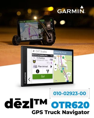 Garmin dezl OTR620 Easy-to-Read 6" GPS Truck Navigator Brand New In The Box - Image 1 of 4