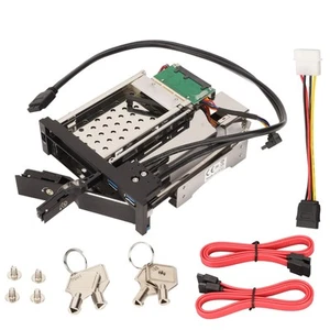 3.5In Internal Hard Drive Tray 2.5/3.5In Dual Usb3.0 Up To 6Gbps Hot MPF - Afbeelding 1 van 24