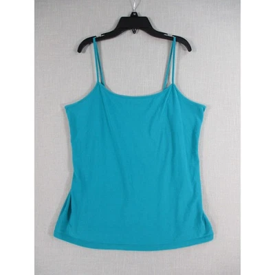 Faded Glory Teal Turquoise Casual Versatile Layering Camisole Tank Top Women XXL - Image 1 of 4