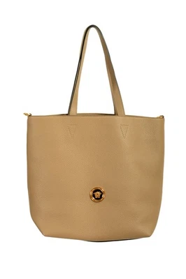 Versace Unisex 100% Cuero Texturizado Logo Medusa Bolso de Mano Bolso de Hombro Foto 1 de 4