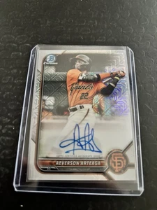 Bowman Aeverson Arteaga 2022 Chrome Prospect Auto Mega Box Refractor #BMA-AA - Imagen 1 de 1