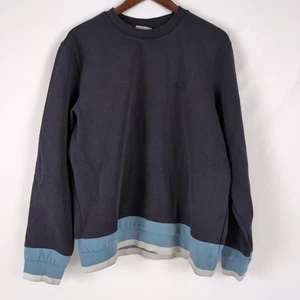 Lacoste Men's Navy Crewneck Pullover Blue/Grey Sleeve Detail, XL (Lacoste Size 6 - Picture 1 of 7