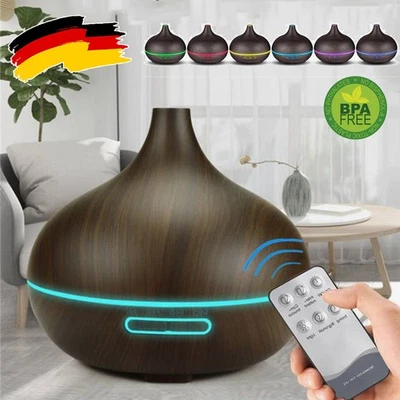 Luftbefeuchter 550ml Ultraschall Duftöl Aroma Diffuser Humidifier Diffusor Timer - Bild 1 von 4