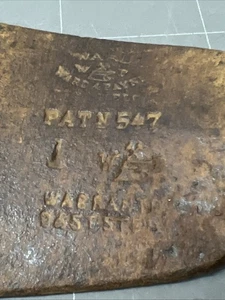 VINTAGE TOOL TOOLS ADZE HOE AXE WARD & PAYNE 547 WP MANCAVE FARM  - Bild 1 von 11