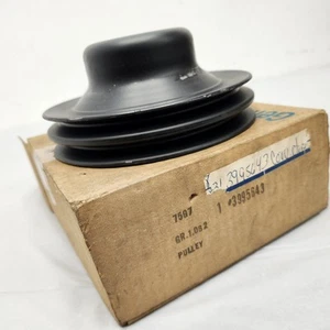 C3 Corvette Water Pump Pulley NOS Double dual 2 Groove OEM 68-70 Corvette Camaro - Bild 1 von 6
