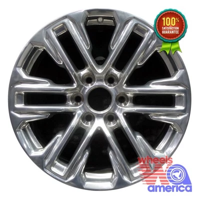Wheel Rim GMC Yukon XL 20 2021-2024 84647039 Polished OEM Factory OE 14024 - Imagem 1 de 4