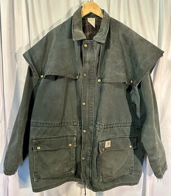 Chaqueta Abrigo Carhartt Vintage CW043 Verde Tareas Plumero Envejecido Talla XL Foto 1 de 4