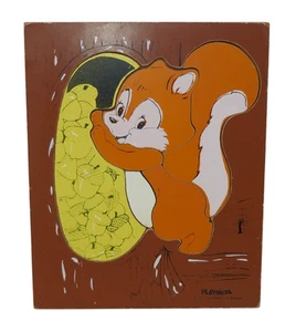 Playskool Squirrel Wooden Puzzle 275-37 - Picture 1 of 5